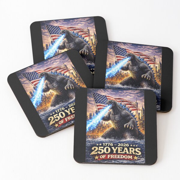 Item preview, Godzilla American Patriotism 1776 - 2026 250 Years Of Freedom designed and sold by QuentinHarrow.
