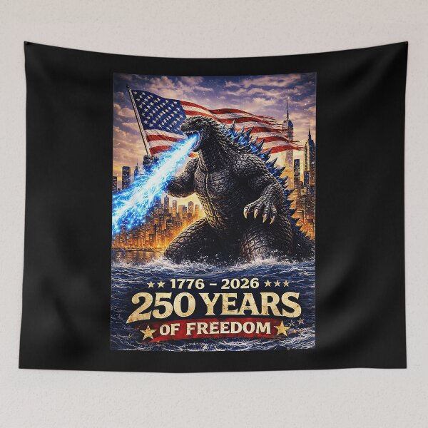 Item preview, Godzilla American Patriotism 1776 - 2026 250 Years Of Freedom designed and sold by QuentinHarrow.