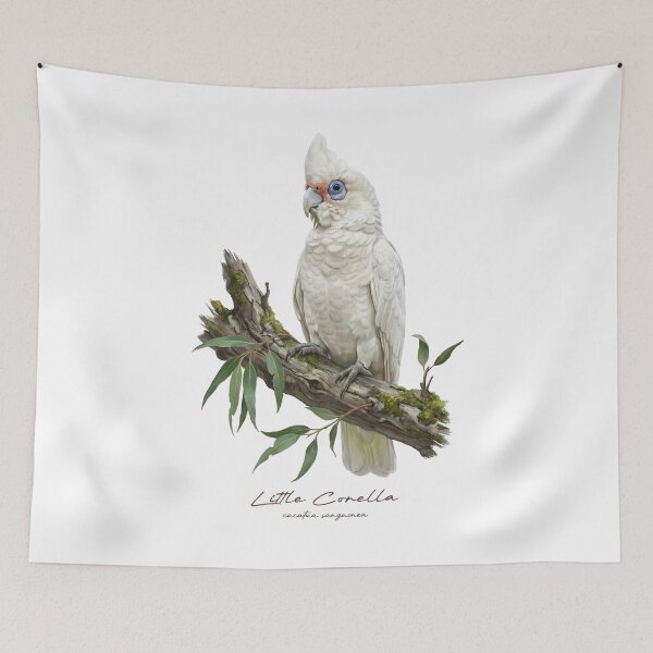 Item preview, Little Corella on Mossy Branch designed and sold by Takeda-art.