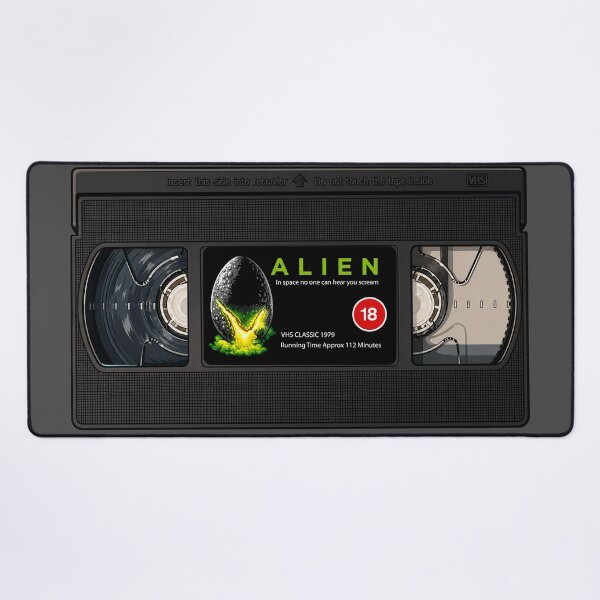 Item preview, Classic VHS Tape Alien designed and sold by SideQuest - Scribbled Chaos!.