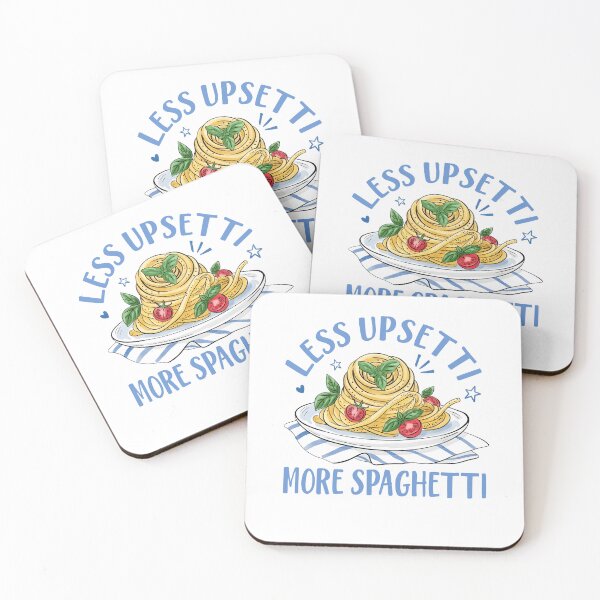 Item preview, Less Upsetti More Spaghetti Pasta Fun designed and sold by wansilastomi.