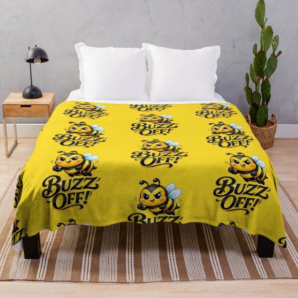 Item preview, Buzz Off Funny Angry Bee Sarcastic Humour  designed and sold by Scorpion Creative.