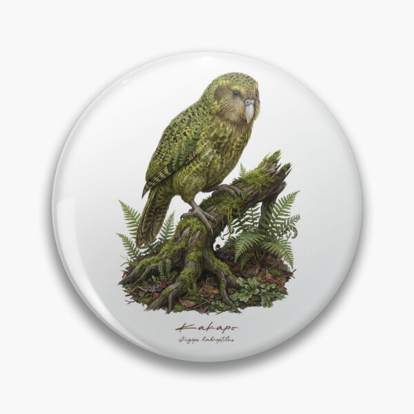 Item preview, Kakapo in Mossy Forest designed and sold by Takeda-art.