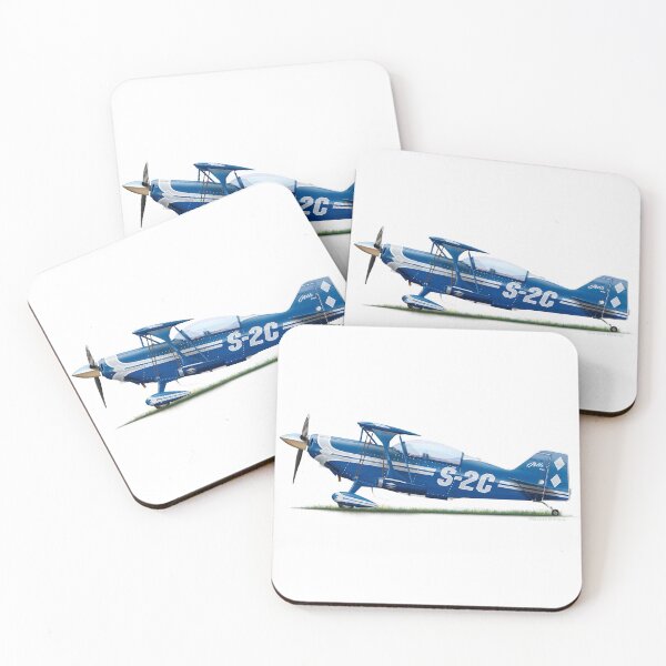 Item preview, PITTS SPECIAL S-2C BLUE designed and sold by Grubby Fingers Aircraft Illustration.