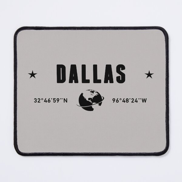 Item preview, Dallas Texas Coordinates Globe Typography designed and sold by capricedefille.