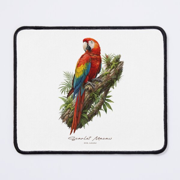 Item preview, Scarlet Macaw in Tropical Forest designed and sold by Takeda-art.