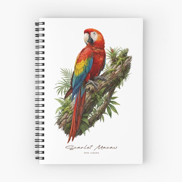 Item preview, Scarlet Macaw in Tropical Forest designed and sold by Takeda-art.