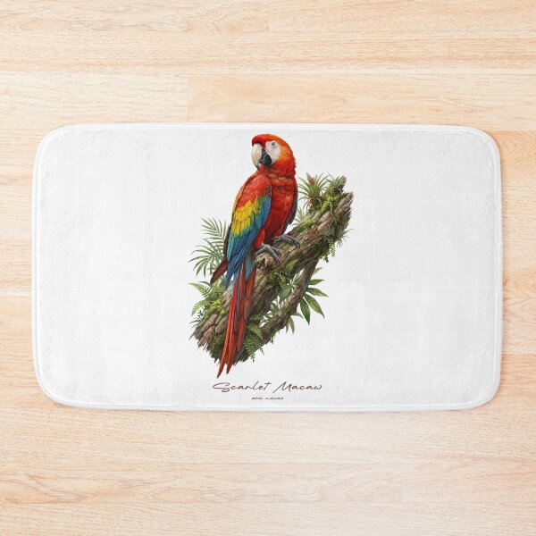 Item preview, Scarlet Macaw in Tropical Forest designed and sold by Takeda-art.