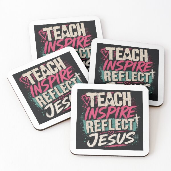Item preview, Teach Inspire Reflect Jesus | Christian Teacher Shirt | Grunge Faith Teacher Tee | Bold Christian Apparel designed and sold by Ashes to Artistry.