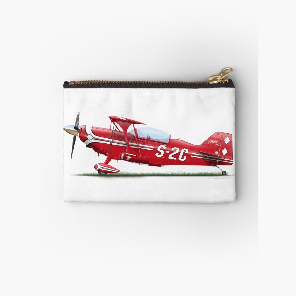 Item preview, PITTS SPECIAL S-2C RED designed and sold by Grubby Fingers Aircraft Illustration.