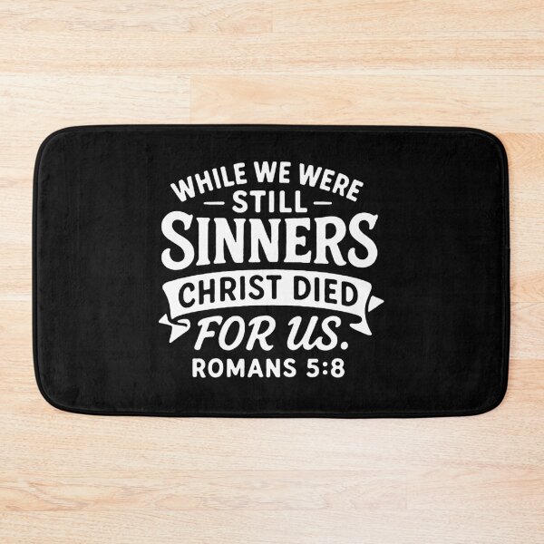 Item preview, Romans 5:8 Christ Died For Us designed and sold by plushism.
