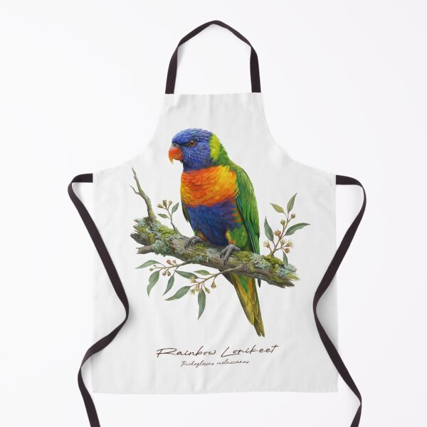 Item preview, Rainbow Lorikeet on Flower Branch designed and sold by Takeda-art.