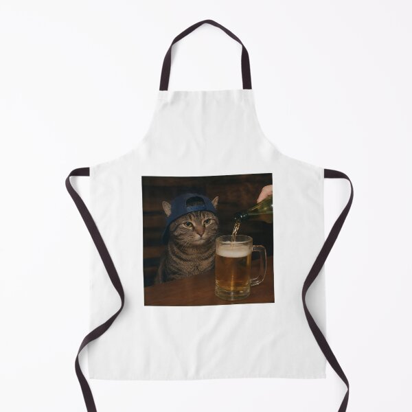 Item preview, Cat Wearing Hat Getting Beer Poured T-Shirt designed and sold by GiaoCalonas.