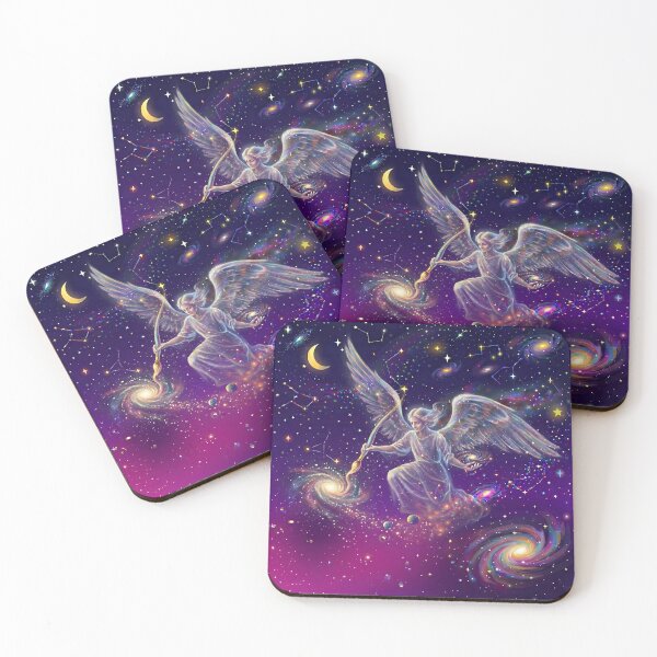 Item preview, The Angel Creating Galaxies Cosmic Creator Art designed and sold by NadinGerasi.