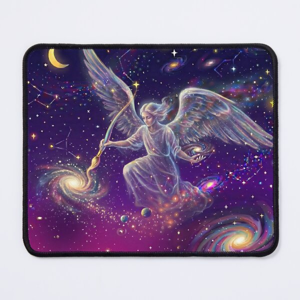 Item preview, The Angel Creating Galaxies Cosmic Creator Art designed and sold by NadinGerasi.