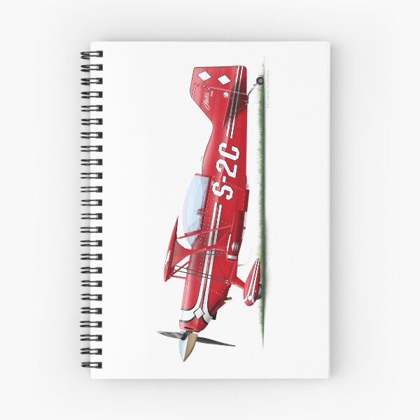 Item preview, PITTS SPECIAL S-2C RED designed and sold by Grubby Fingers Aircraft Illustration.