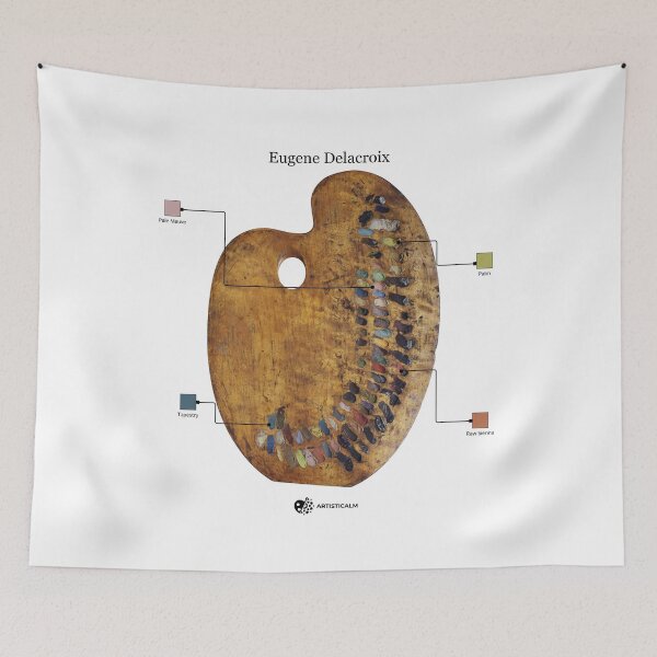Item preview, Artisticalm - Eugene Delacroix Romantic Color Palette Design Mindfulness Art designed and sold by Esoniana Design.