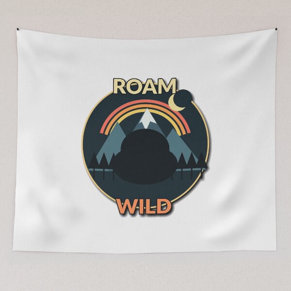 Item preview, Roam Wild Bear Mountains designed and sold by Cozy Oddities Studio.