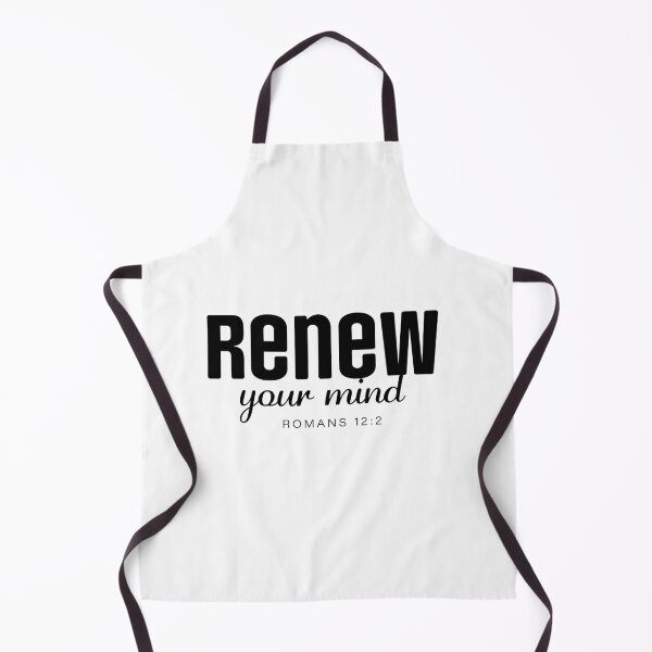 Item preview, Renew Your Mind – Christian Faith Typography T-Shirt Design designed and sold by CrossCrafted.
