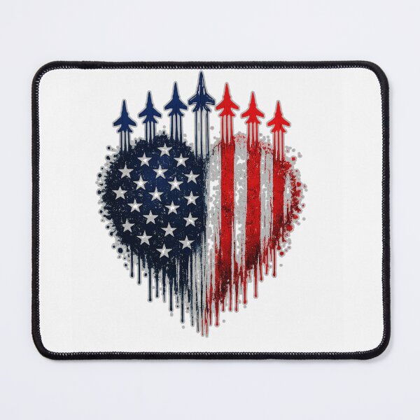 Item preview, Patriotic USA Freedom: American Flag Heart Fourth Of July Memorial Day Celebration designed and sold by inkspotbywissal.