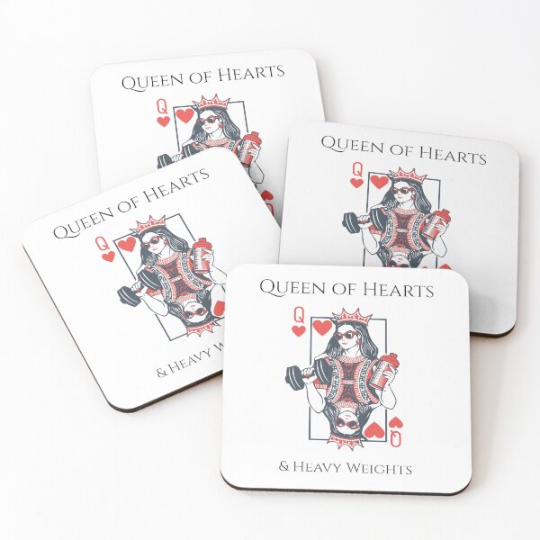 Item preview, Queen of Hearts & Heavy Weights Gym Gift Playing Card Fitness designed and sold by TeeArtWorld.