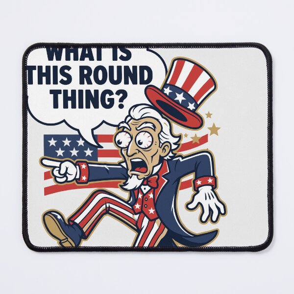 Item preview, Uncle Sam Discovers Soccer — What Is This Round Thing V1 designed and sold by 1RSN.