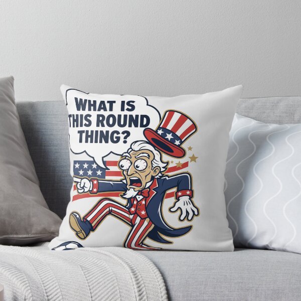Item preview, Uncle Sam Discovers Soccer — What Is This Round Thing V1 designed and sold by 1RSN.
