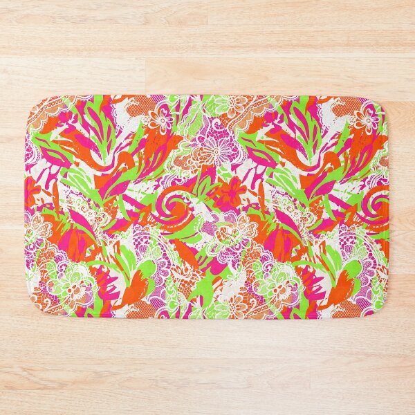 Item preview, Neon Lace Abstract Vibrant Splash Collage designed and sold by SplashTastic.