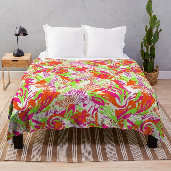 Item preview, Neon Lace Abstract Vibrant Splash Collage designed and sold by SplashTastic.