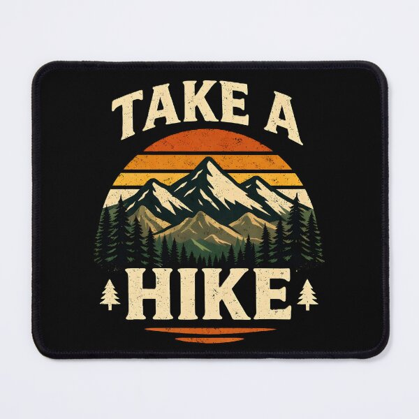 Item preview, Take A Hike Vintage Mountain Sunset Hiking Retro Outdoor Adventure T-Shirt designed and sold by NeO² Studio.