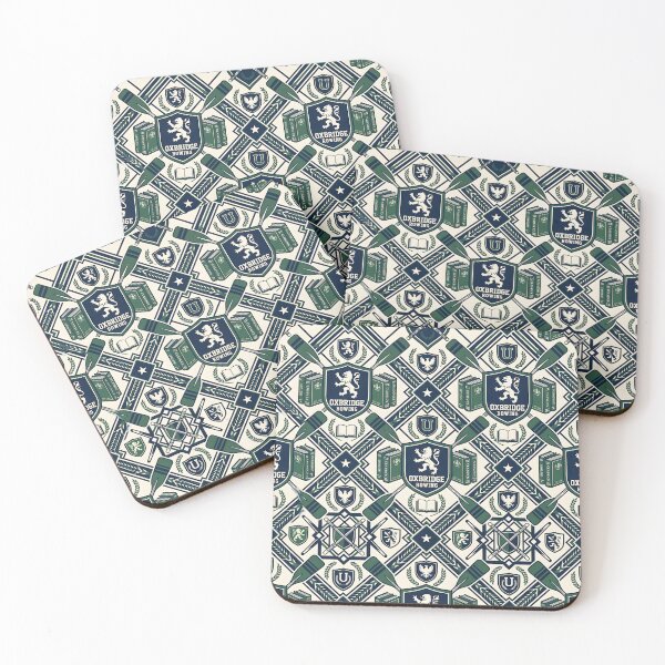 Item preview, Oxbridge Rowing Club Vintage Coat Of Arms Pattern designed and sold by SplashTastic.