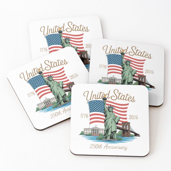 Item preview, USA 250th Anniversary Statue of Liberty American Flag designed and sold by TyraYoung.