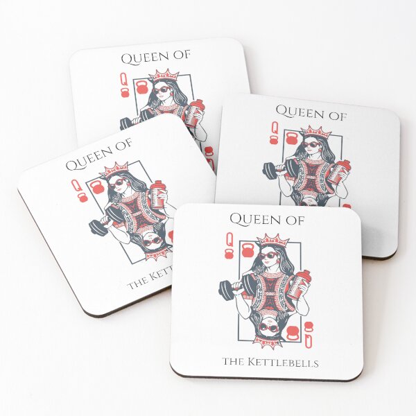 Item preview, Queen of the Kettlebells Gym Gift Playing Card Fitness designed and sold by TeeArtWorld.