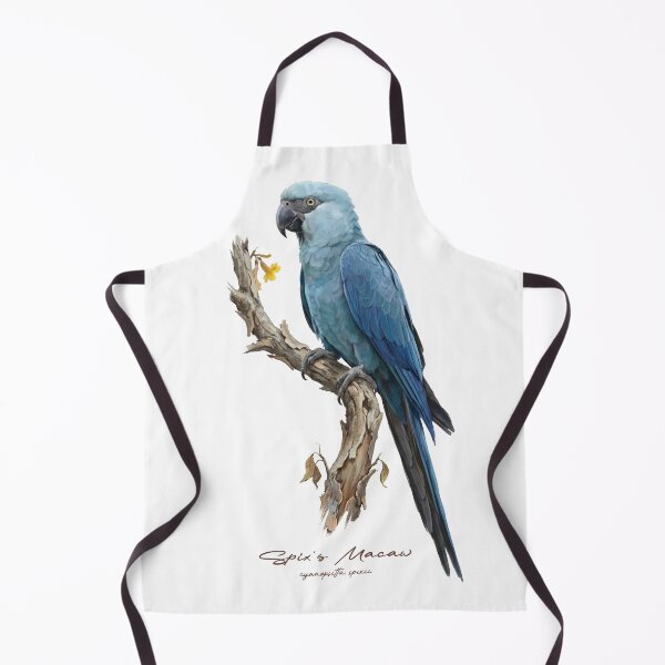 Item preview, Spix's Macaw on Rustic Branch designed and sold by Takeda-art.