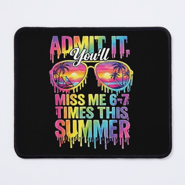 Item preview, Admit It You'll Miss Me 6-7 Times This Summer Funny Teacher Student Gift designed and sold by haitrieuic96.