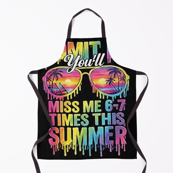 Item preview, Admit It You'll Miss Me 6-7 Times This Summer Funny Teacher Student Gift designed and sold by haitrieuic96.
