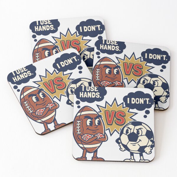 Item preview, American Football vs Soccer VS Badge V2 designed and sold by 1RSN.