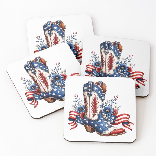 Item preview, 4th Of July Patriotic Western Cowgirl designed and sold by EfiKrios.