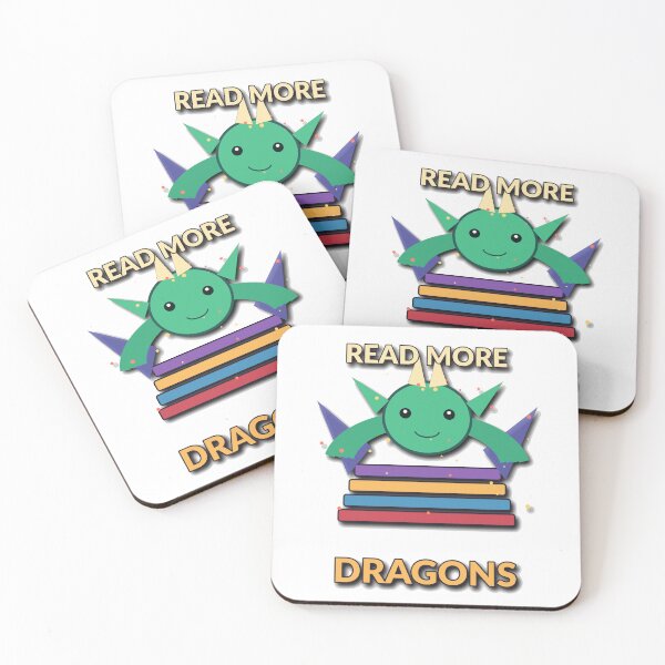 Item preview, Read More Dragons designed and sold by Cozy Oddities Studio.