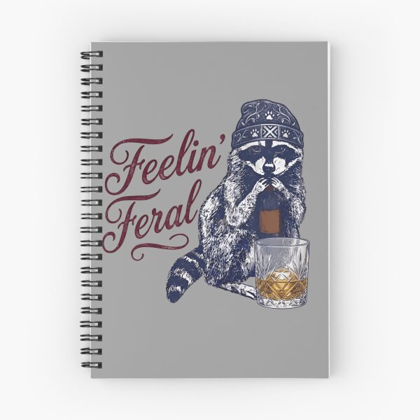 Item preview,  Feelin’ Feral Raccoon Meme Shirt – Funny Trash Panda Whiskey Vintage Tee designed and sold by ZyxDes.