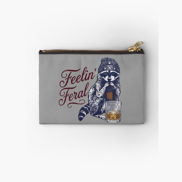 Item preview,  Feelin’ Feral Raccoon Meme Shirt – Funny Trash Panda Whiskey Vintage Tee designed and sold by ZyxDes.