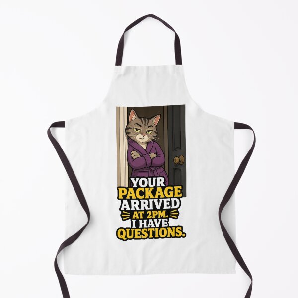 Item preview, Nosy Neighbor Bathrobe Delivery Humor Funny Cat Mom Gift designed and sold by Gentlestate.