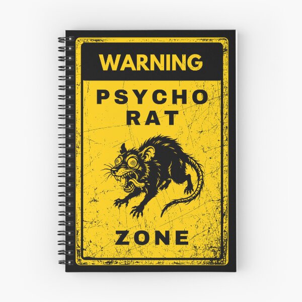 Item preview, Warning Psycho Rat Zone designed and sold by Ivy-Triggs.