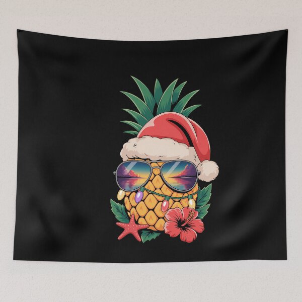 Item preview, Christmas In July Pineapple Merry Christmas designed and sold by TrinaEspinoza.