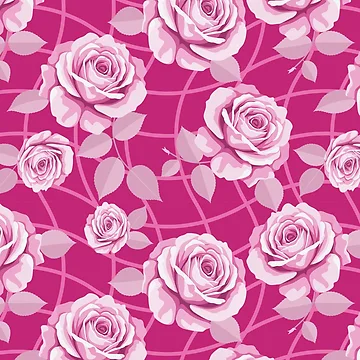 Artwork thumbnail, Pink Roses by Ayesha Saleem