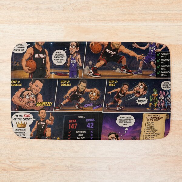 Item preview, Political Basketball Showdown: Dave Rubin Vs. Scott Weiner designed and sold by Uniqueartai.