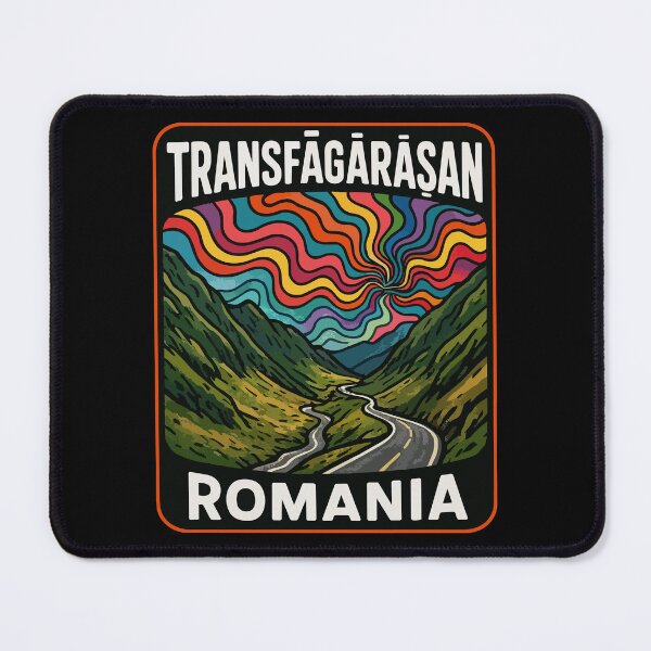 Item preview, Transfagarasan Highway Romania Trippy designed and sold by TomFrontierArt.