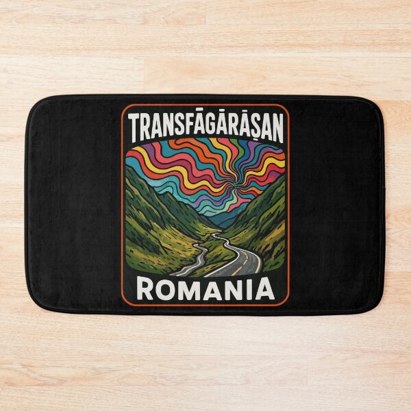 Item preview, Transfagarasan Highway Romania Trippy designed and sold by TomFrontierArt.