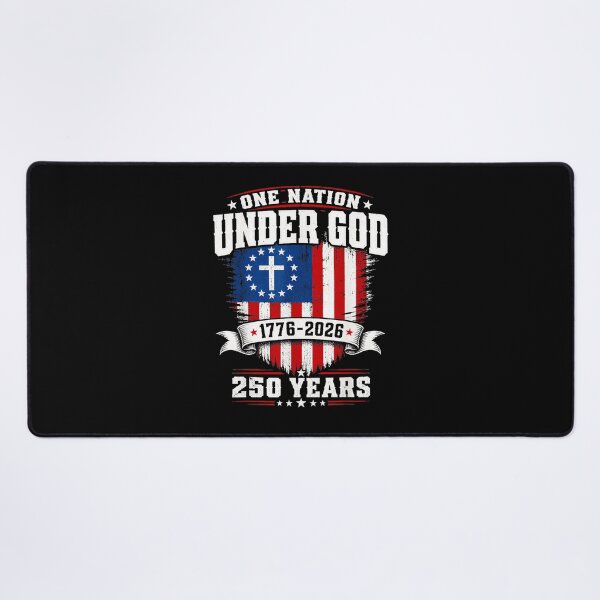 Item preview, One Nation Under God 1776-2026 250 Years American Patriot Christian Anniversary designed and sold by QuentinHarrow.
