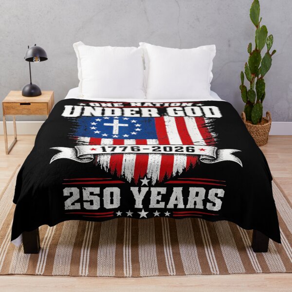 Item preview, One Nation Under God 1776-2026 250 Years American Patriot Christian Anniversary designed and sold by QuentinHarrow.